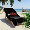 Martini Racing Print Beach Towel, Large Soft Quick Dry Towel for Beach Camping Swimming