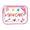 Transparent Multi Functional Makeup Bag Cartoon Pattern Drawstring Storage Pouch for Holiday Business Trips