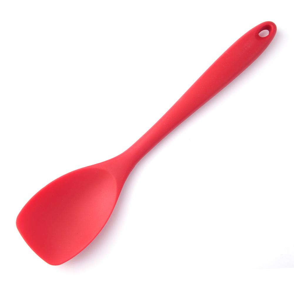 Juego de Cucharas de Cocina de Silicona Resistentes al Calor – Utensilios Antiescaldantes Aislantes para Cocina y Preparación de Ensaladas