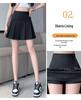 Academy Style Pleated Black Skirt: High Waist, Slimming, Anti-Exposure, Plus Size, Versatile Short Skirt for Autumn and Winter