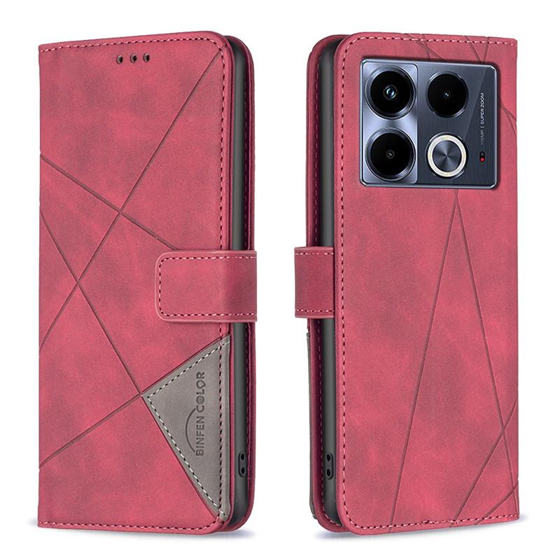 Luxury Leather Phone Case On For Infinix Note40 5G GT20 GT 20 Smart8 Note 40 Pro Plus 5G Coque 2024 Magnetic Wallet Flip Cover