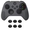 eXtremeRate PlayVital 3D Studded Xbox Series Controller Silicone Cover Skin with 6 Black Thumb Grip Soft Rubber Case Protector for Xbox Core Wireless