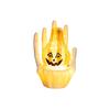 Halloween Spooky Lamp Decoration Lighting Up Skeleton Hand with LED Light Bulb for Indoor and Outdoor Home Decorations