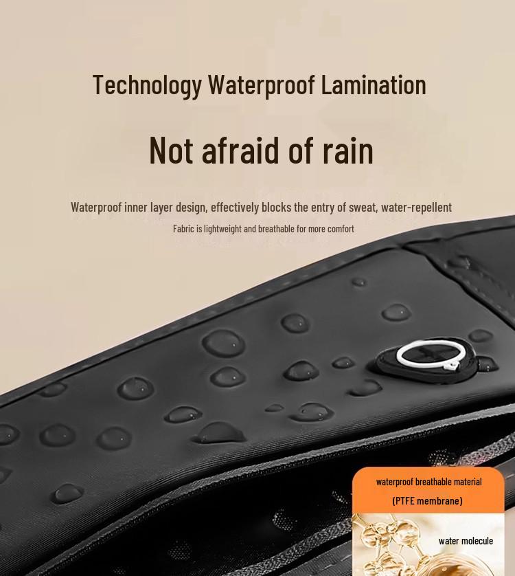 Non-Bouncing Running Waist Bag: Lightweight, Large Capacity, Unisex Fitness Phone Holder