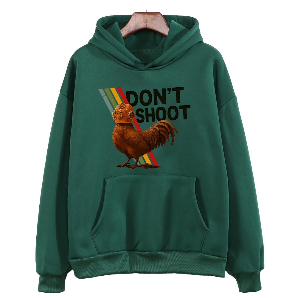 Grafica Non Sparare Felpa con Cappuccio ARC Felpe ARC Raiders Felpa per Giocatori Uomo Donna Felpa con Cappuccio Ispirata ad Arc Raiders Pullover Top Y2K Outfit coordinato per coppia