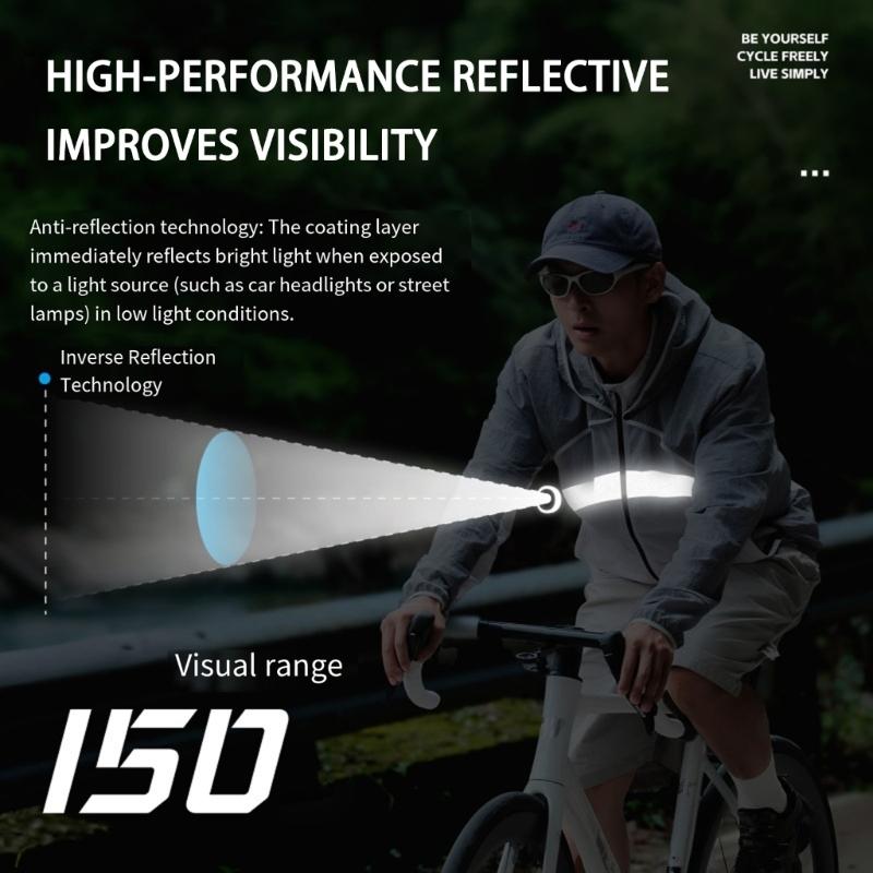 Rivestimento Riflettente ad Alta Intensità con Tecnologia Avanzata a Resina Acrilica Impermeabile Anti-Invecchiamento Adatto per Pedalate Notturne