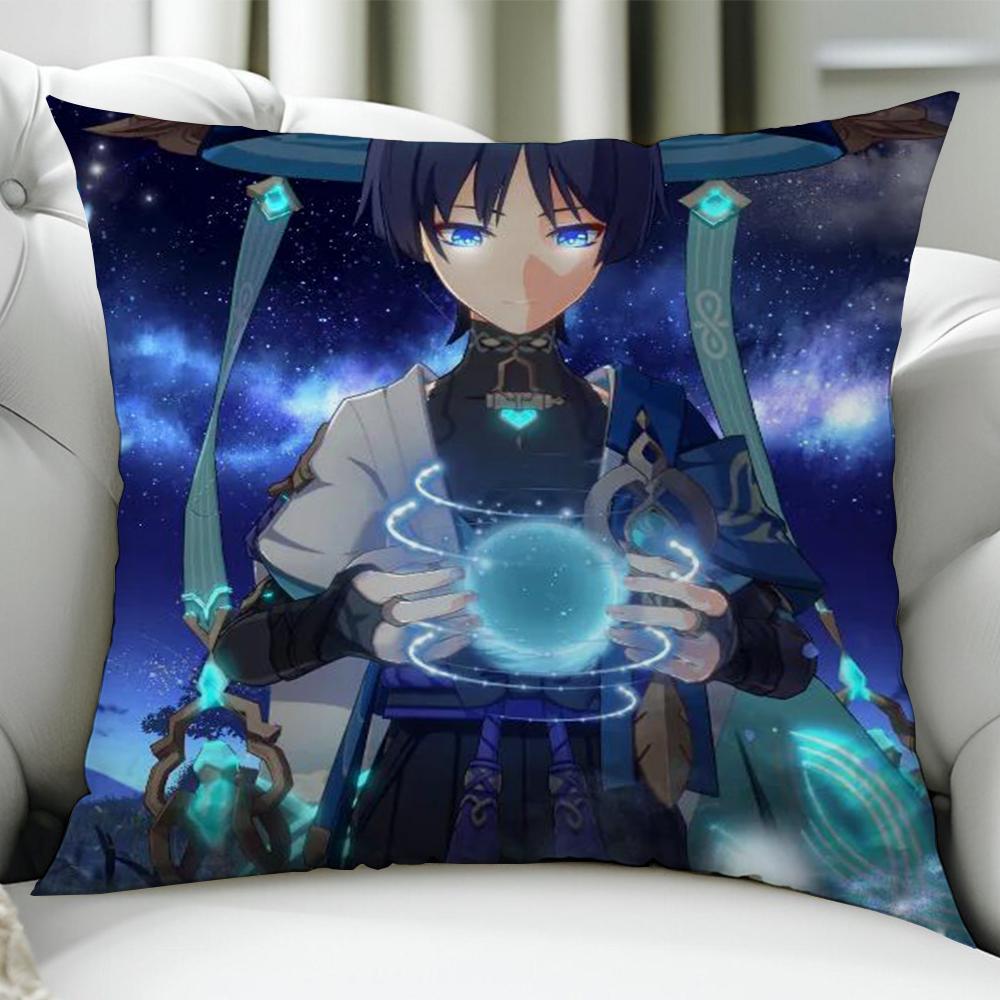 Scaramouche Game Cushion Cover Birthday Anniversary Gifts Double Sided Printed Zipper Cushion Cover Soft Skin Bedding