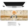 Cartoon Beach Dog Large Mouse Pad Stitched Anti Slip Rubber Base Mat For Gaming Desk Office Pc Keyboard Desktop Accessories