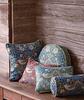 Morris Design Studio Morris Design Studio Back Cushion Cover LL1710 "Strawberry Thief" Blue-Green, 45x45cm,