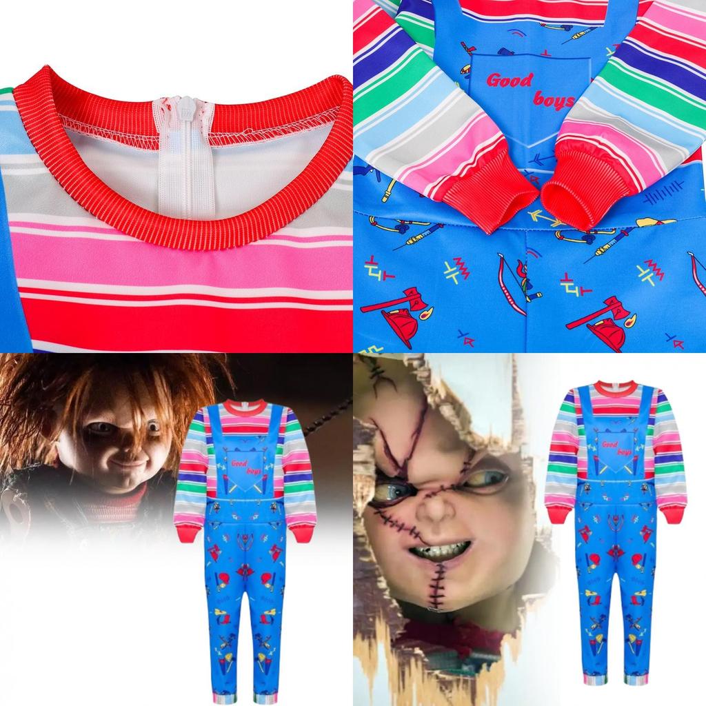 Childs Play Halloween Costume With Soft Milk Silk Fabric For Toddlers And Kids