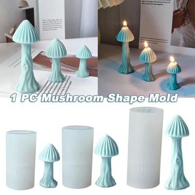 1 Pz Stampo a Forma di Fungo 6/7.8/10CM Stampo in Silicone 3D a Fungo in Resina per Fai da Te Stampo da Forno in Gesso Gelatina Decorazioni Fondente