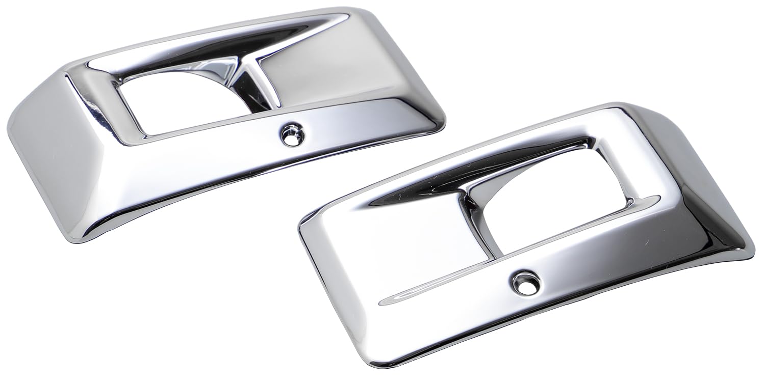 

Delica Mini Fog Garnish 2P Plated Silver AVEST DELICA MINI Exterior Parts Fog Lamp Fog Light Fog Cover Guard Frame Custom Accessories