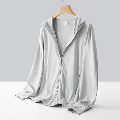 Women's Ice Silk Sunscreen Jacket UV Resistant Thin Breathable Sunscreen Suit