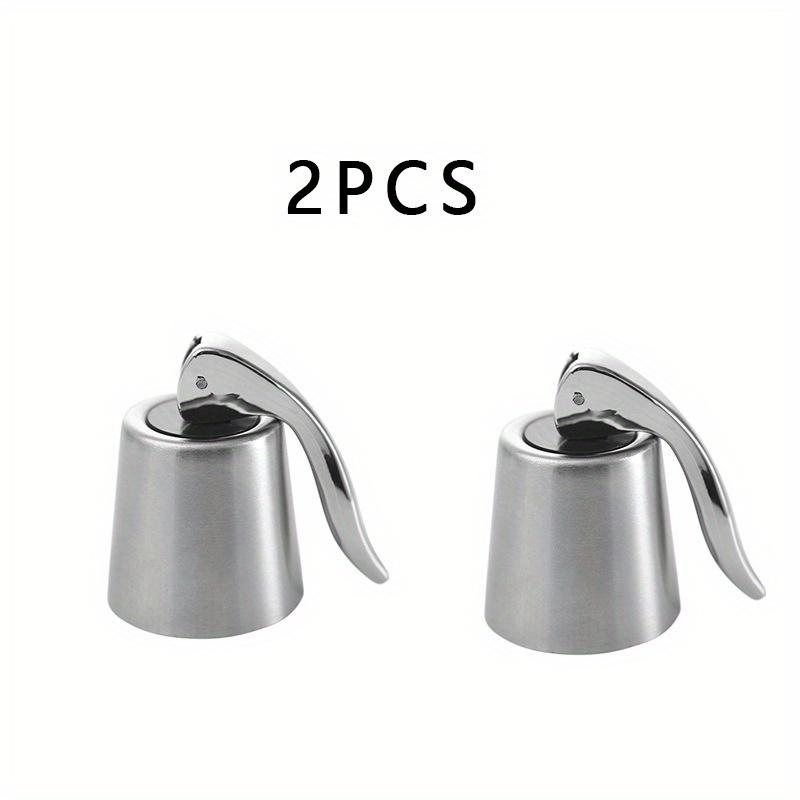 

Набор из 2 пробок для бутылок с герметичной силиконовой прокладкой, многоразовый сохраняющий свежесть напитков, продвинутый герметик для бутылок, идеальные аксессуары для сохранения слоновая кость