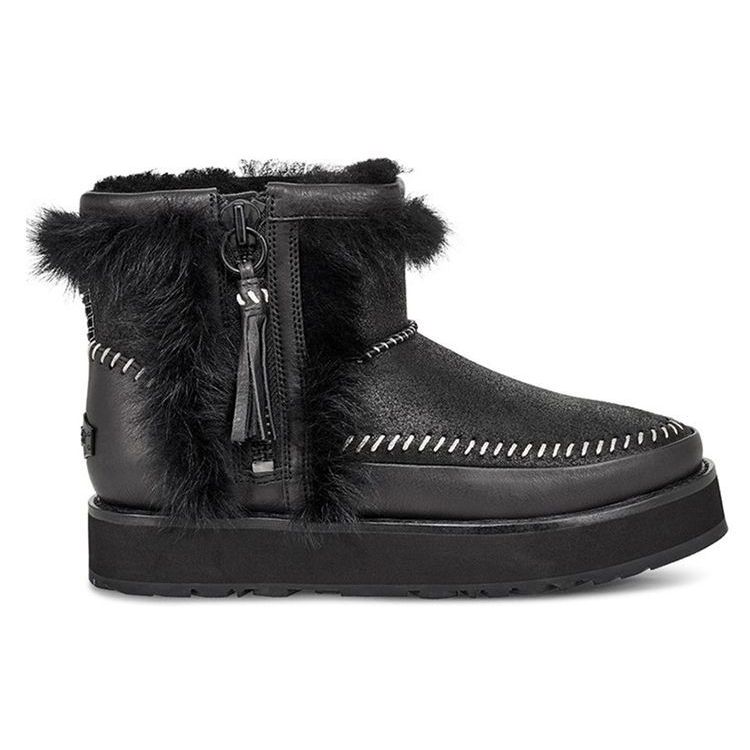 UGG Lo Lowmel Kids Black Classic Boots 1102950-BLK