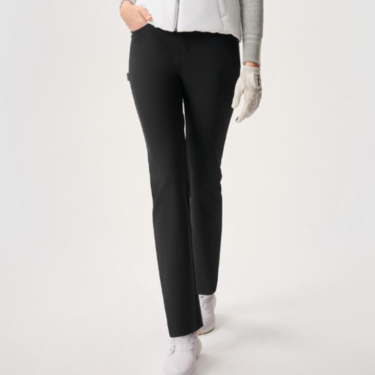 New FILA Golf Collection Knitted Sports Pants Women's Black A11W515601F-BK