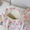 Korean Style Women's Shoulder Bag Cute Shopping Bags Makeup Bags Floral Handbag  Students