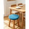 A Solid Color Circular Cushion Suitable for Living Room Sofas, Bedrooms, and Offices