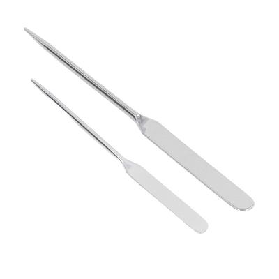 2pcs Set Stainless Steel Foundation Stirrer Stick Cosmetic Foundation Spatula  For Cream Stirring
