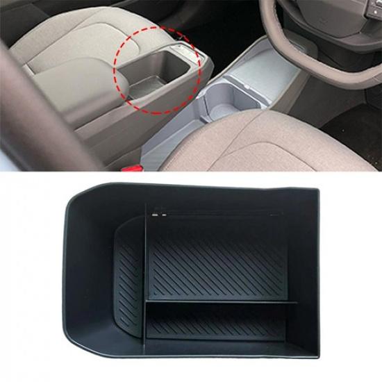 Armrest Storage Box Armrest Box Organizer Made Of ABS Material For Kia EV3 2024+