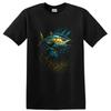 Fish Graphic T Shirt Ocean Artwork Deep Sea Tee Fishing Lovers Apparel