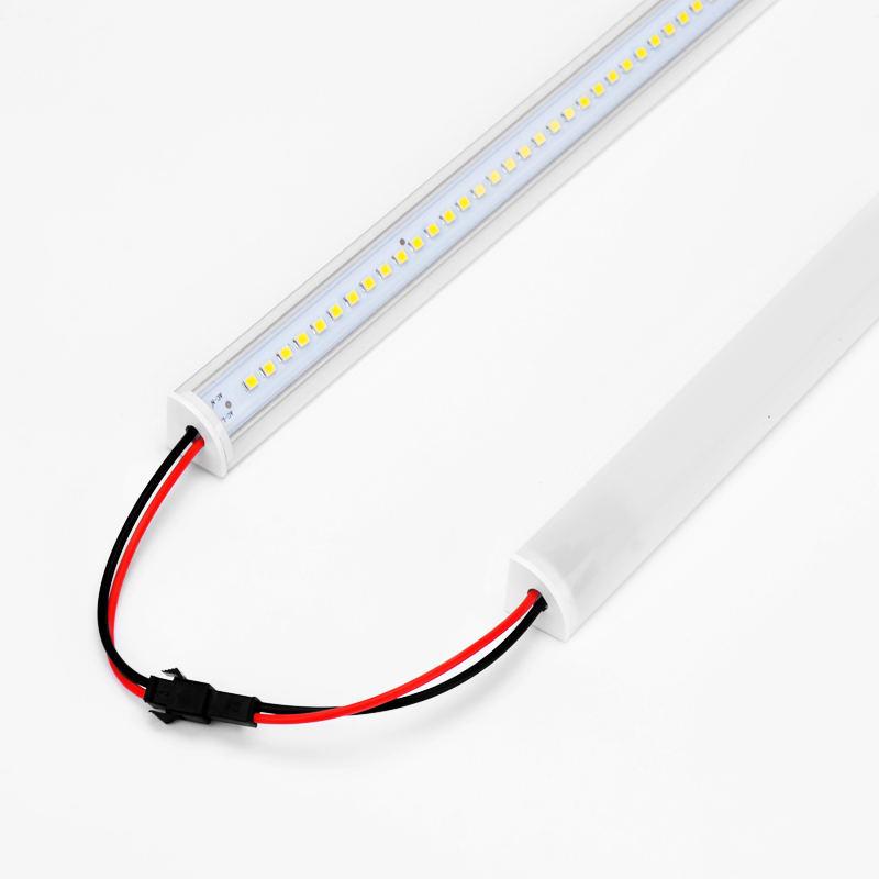 50CM V-Shaped LED High-Voltage Rigid Light Bar, 220V Driverless for Display Cabinets.