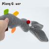 Grey Rabbit Cat Mint Cat Toy Simulation Interactive Plush Pet Toy