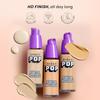 SUGAR POP HD Fondotinta Liquido Tubo Coprenza Totale Lunga Tenuta Finish Opaco Impermeabile 16 Ore Base Trucco 01 Nocciola 18 ml