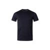 Solid Color Round Neck Pullover Loose Casual Short Sleeve Regular T-Shirt Men Tops Dark-Blue 8N1TD21JGYZ0974