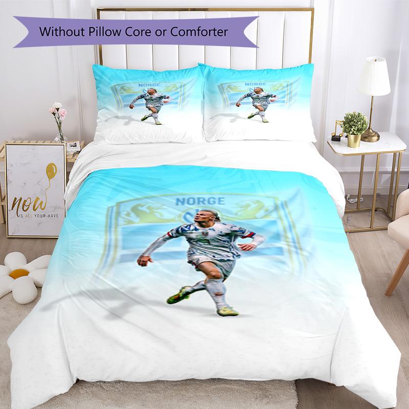 Haaland Bettwäsche-Set Perfekt für das Wohnzimmer Maschinenwaschbar Perfektes Geschenk für Freunde Familie