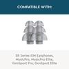 Etymotic ER4 hf mc mk/ER6i/ety8/etyBLU Eartips 3-Flange S Frost 5pcs ER38-15SM
