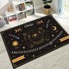 3D Retro Witch Ouija Gothic Spirit Board Rug for Bedroom Living Room Sofa Home Doormat Decor, Large Kids Play Non-slip Floor Mat