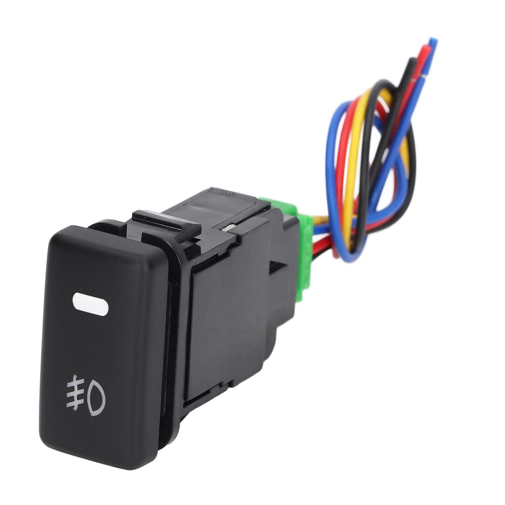 Automobile Lamp Switch 3A 12V 20m Ohm  Ground Resistance 8000 Times Heat Resistance ABS Waterproof Switch with Wire