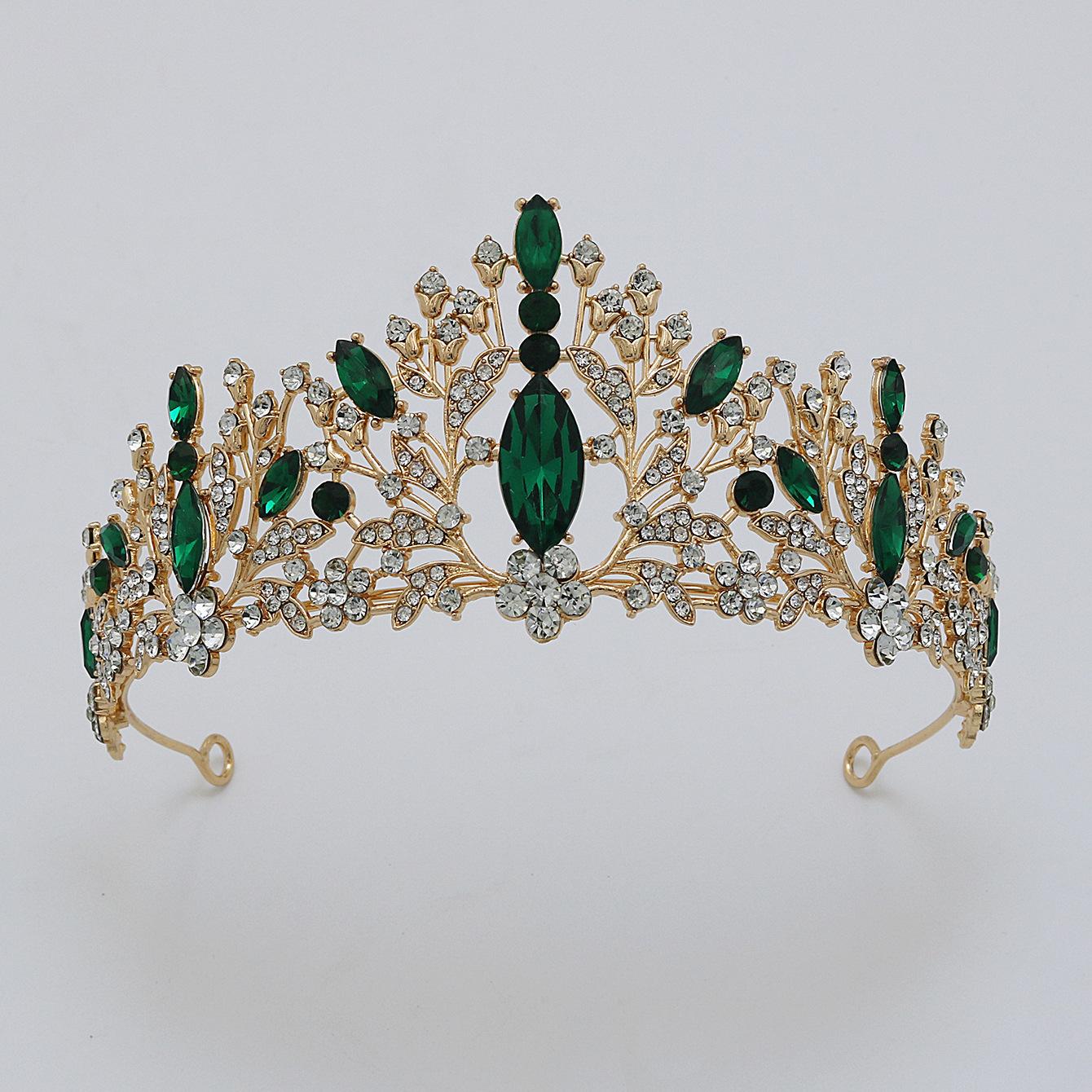 

Свадебная корона Барокко Стразы Свадебная корона Головной убор Атмосферные аксессуары для свадебного платья Корона