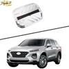 Chrome Fuel Filler Tank Gas Cap Cover Trim Decor For Hyundai Santa Fe -