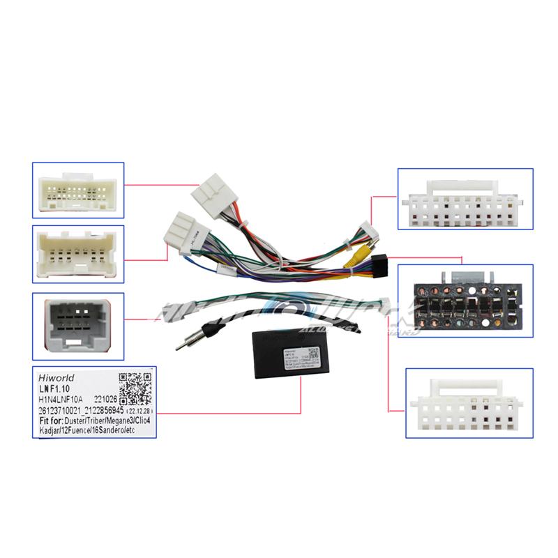 2 Din 9/10.1 Inch Car Radio Fascia Panel Frame for Renault Clio 4 2012- Dashboard ABS+PC Plastic tallation Trim Kit