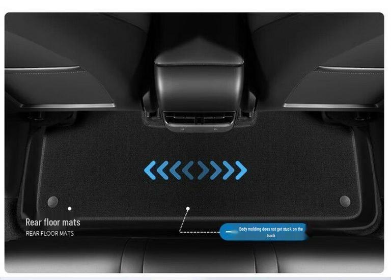 Complete Floor Mat Set for Tesla Model 3/Y (Refreshed Version) - Car Accessories Body Kit
