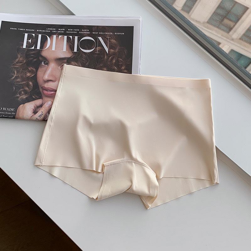7A Antibacterial Seamless Women's Underwear, Milk Peach, Comfortable & Simple with Pure Cotton Crotch.