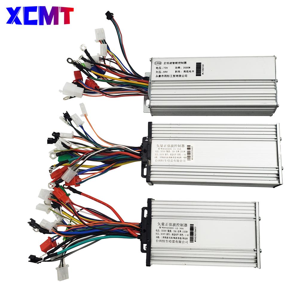 60V 1500W 2000W 72V Dreistufiger Variable Speed Vektor Sinuswellen-Controller für Citycoco Elektroroller Teile