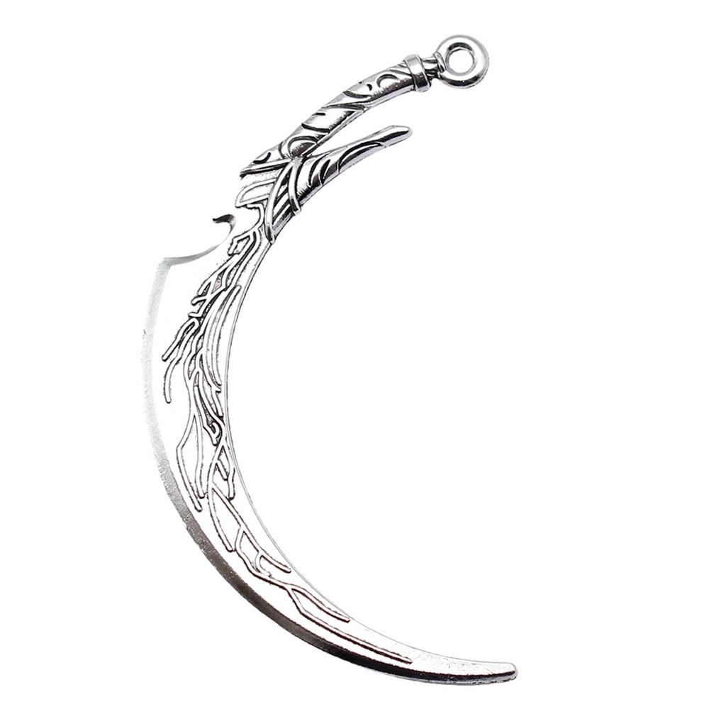 Anime Charms Multi Color Medieval Sword Pendants For Fantasy Warrior Themed Jewelry