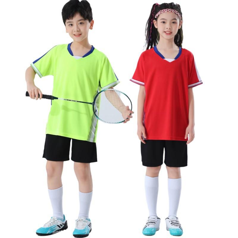 Children's badminton training suit boys and girls quick-drying table tennis sportswear ******** rope physical clothing