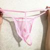 Rosafarbener Tanga aus Netzstoff für Herren: Bequeme, romantische und kokette transparente Unterwäsche