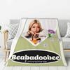 Custom British Singer Beabadoobee Blanket 3D Printed Soft Flannel Fleece Warm Throw Blankets for Office Bed Sofa Quilt