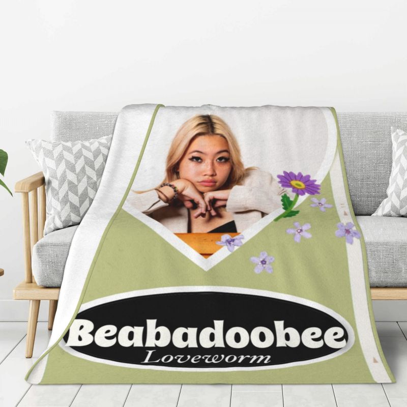 Custom British Singer Beabadoobee Blanket 3D Printed Soft Flannel Fleece Warm Throw Blankets for Office Bed Sofa Quilt
