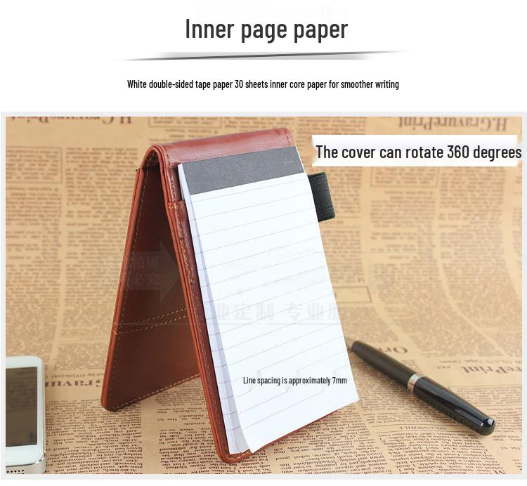 A7 Portable Office Notebook with Calculator & Sticky Notes