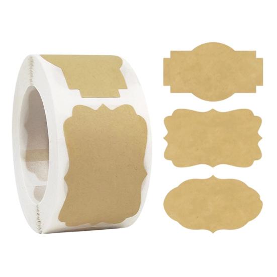 Office Organization Sticker Supplies Blank Label Stickers, Self?Adhesive Gift Tag Stickers 250 Labels Per Roll, Assorted Round for Handmade