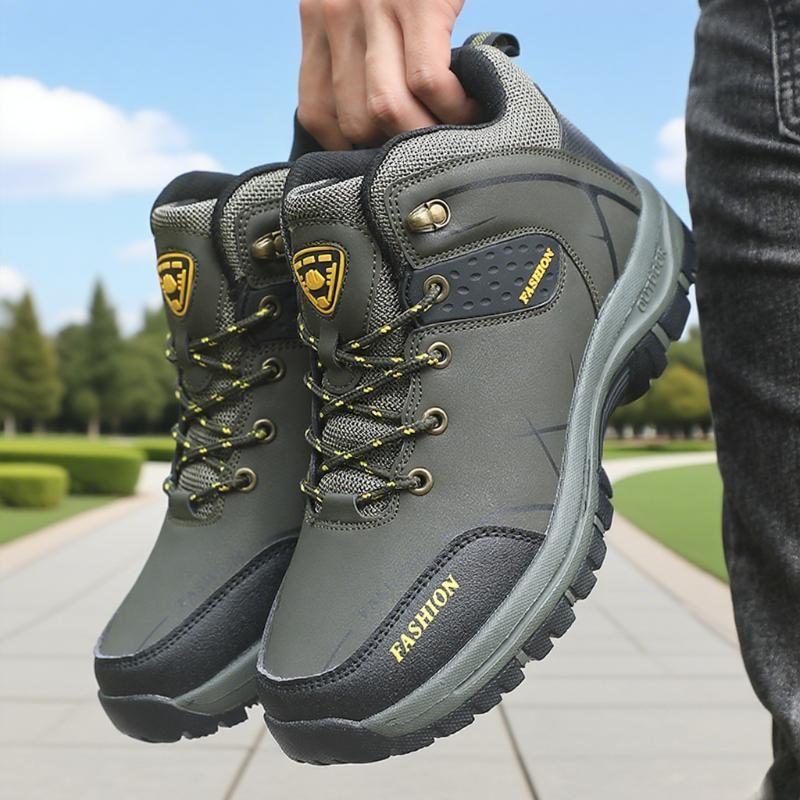

Athletic New Men s Outdoor Hiking Shoes Fashion Non - Slip Trekking Sneakers Comfortable Breathable Walking Footwear Hot Sale 39