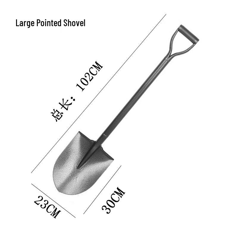 Li Xin Heavy-Duty Manganese Steel Gardening Shovel 2-Pack