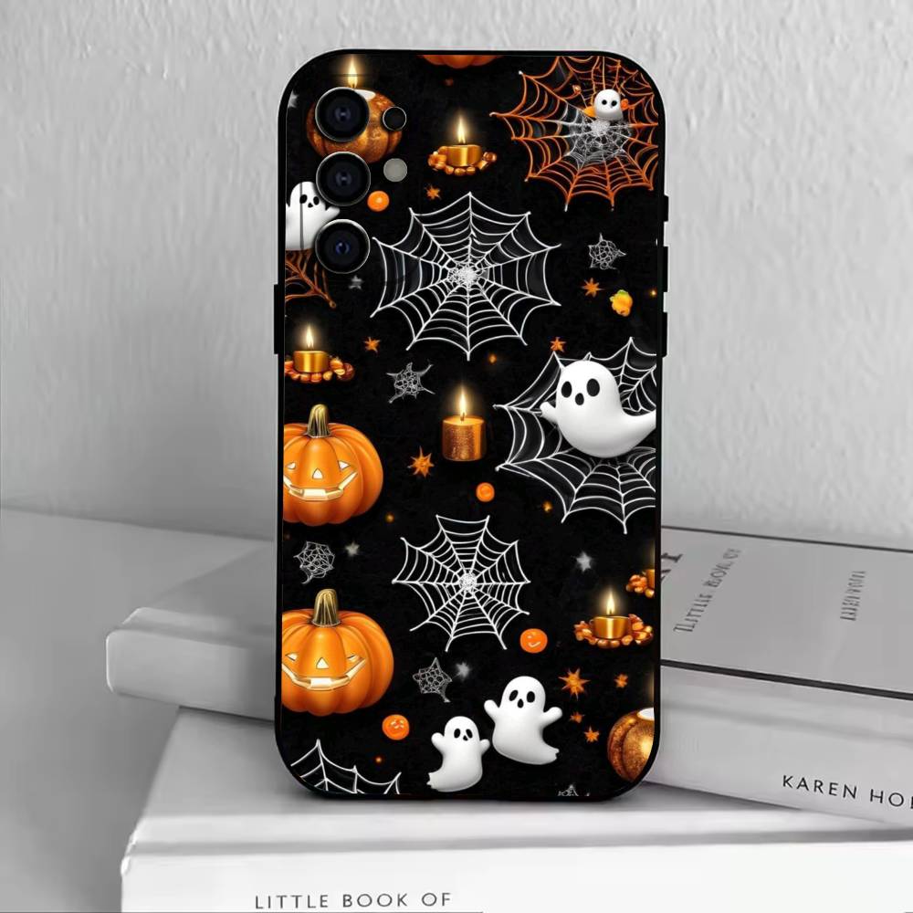 Halloween-HH Phone Case For Samsung S25,S24,S21,S22,S23,S30,Ultra,S20,Plus,Fe,Lite,Note,10,Black Cover
