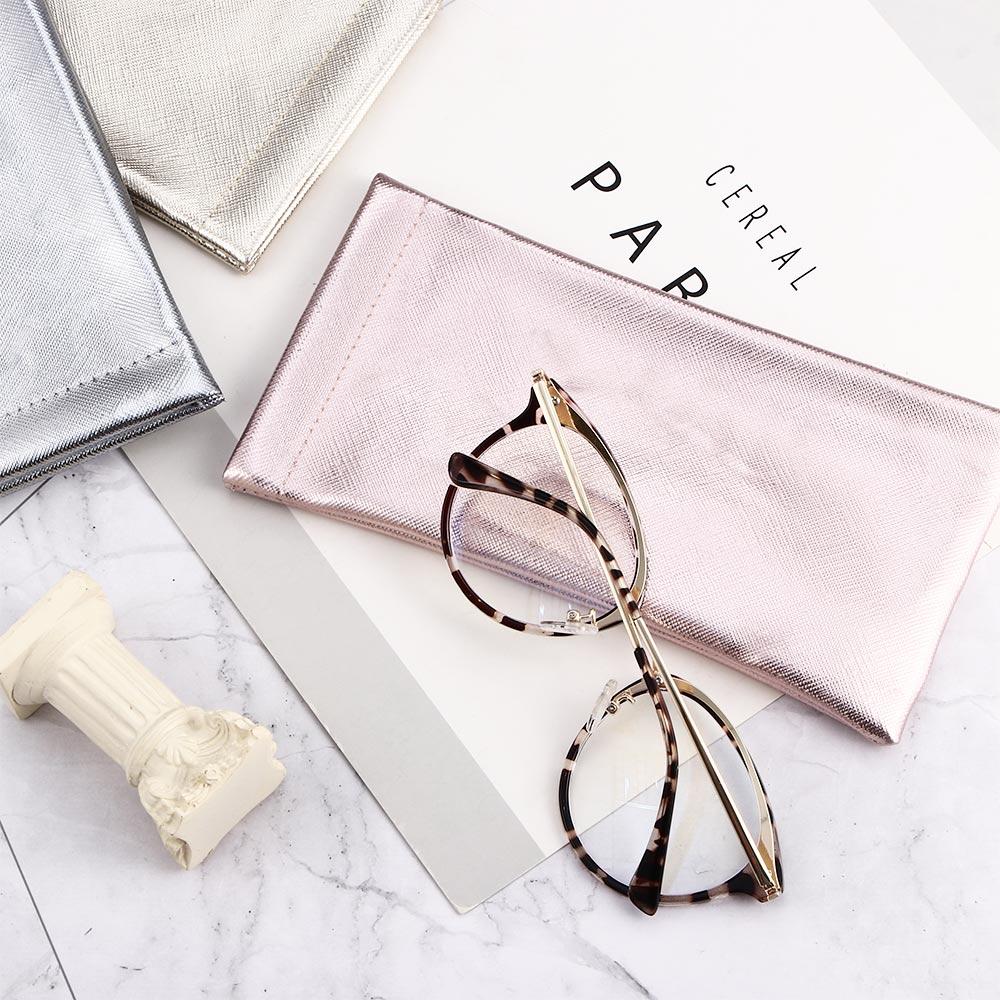 Outdoor Protector PU Leather Candy Color Eyewear Cases Glasses Storage Glasses Case Storage Box